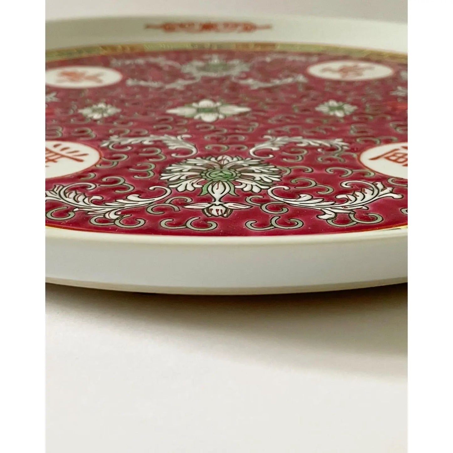 Mid 20th Century Chinese Longevity Platter